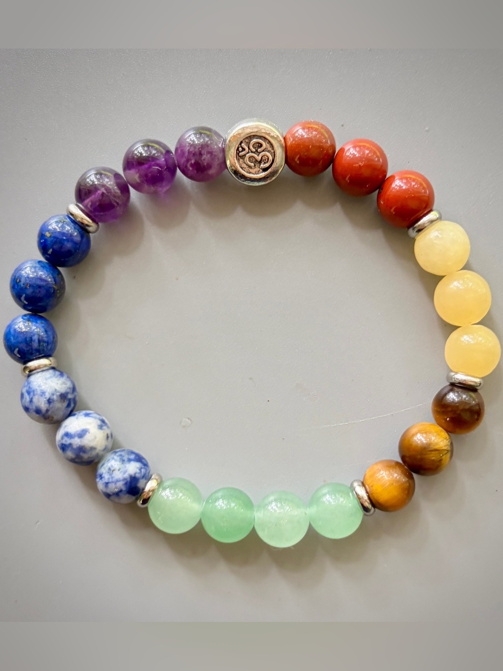 Chakra Handcrafted Bead Bracelet
